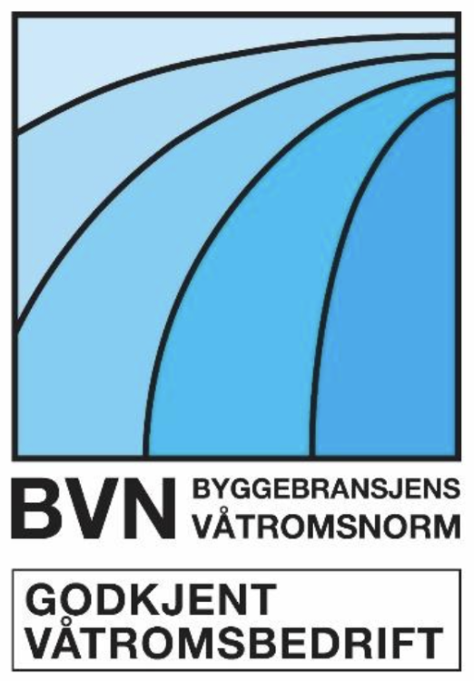 Byggebransjens våtnorm (BVN) Logo